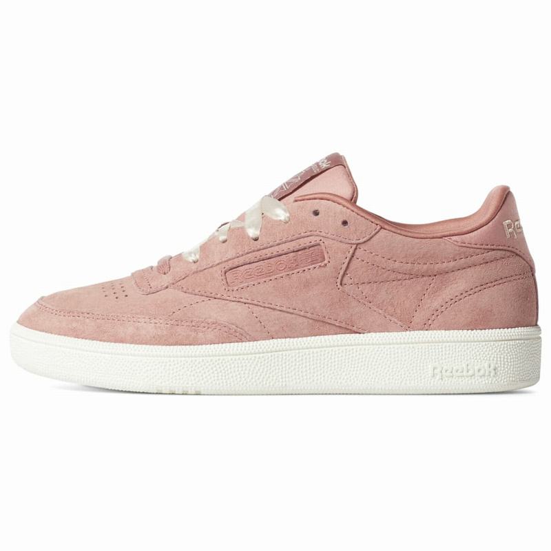 Tenisi Reebok Club C 85 Dama Roz/Albi Romania NM4873CY